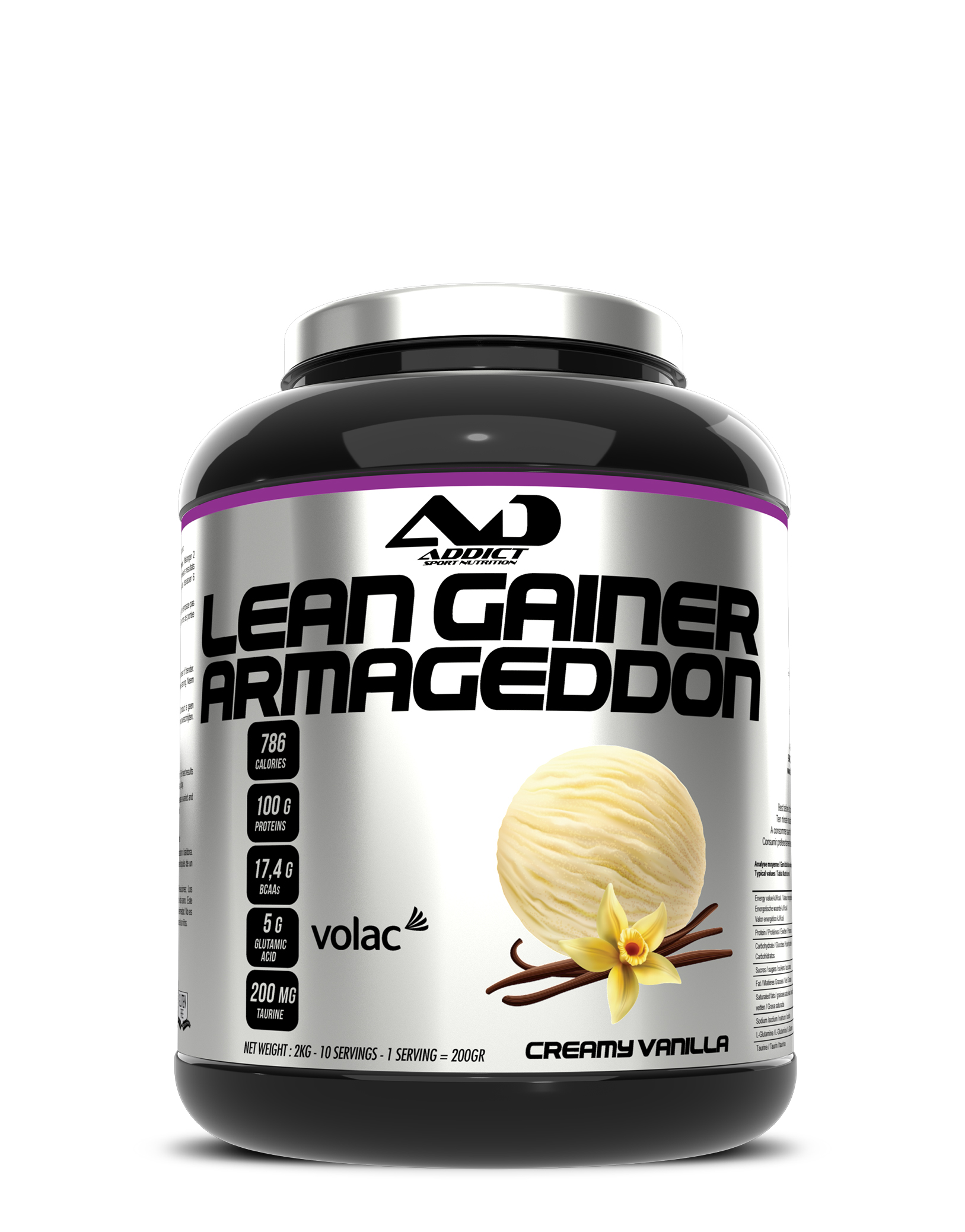 Lean Gainer Armageddon 2000g - Addict Nutrition